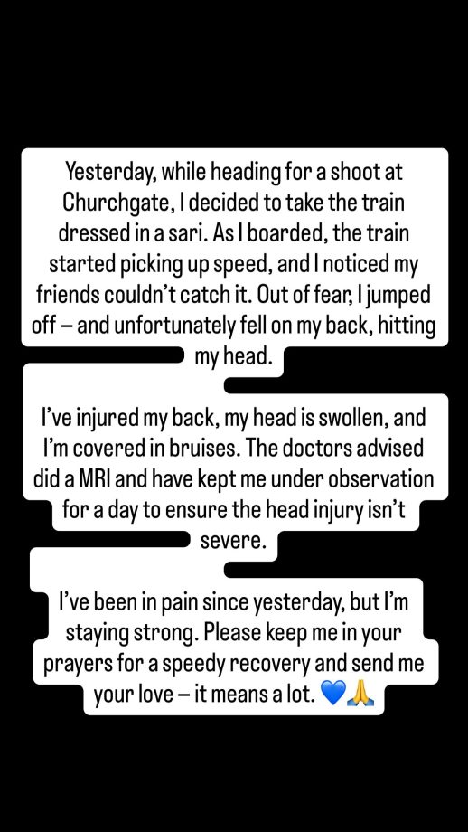 Ragini MMS Returns Actress Karishma Sharma Jumps From Moving Train; Suffers Serious Head Injury 967720