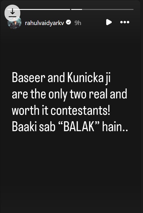 Rahul Vaidya Labels Bigg Boss 19 As A Kindergarten, Calls Baseer Ali And Kunickaa Sadanand Worthy 967751
