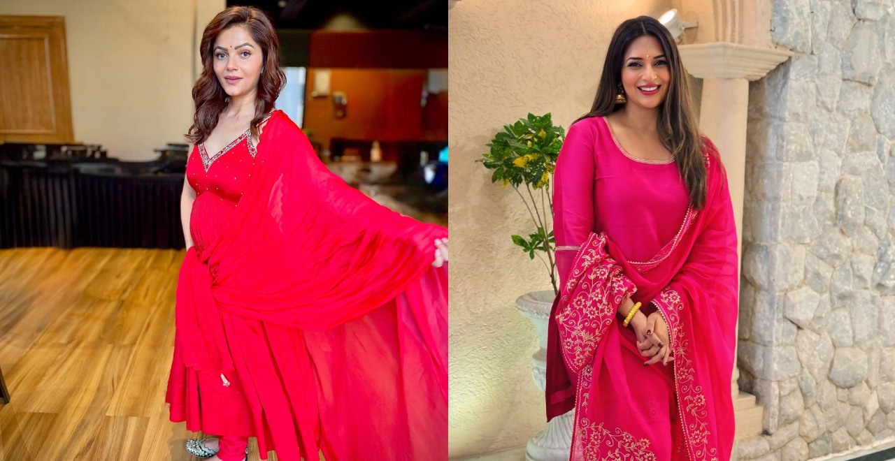 Rubina Dilaik In Red Or Divyanka Tripathi In Pink: Who Is Truly Mesmerizing In Salwar Suit? 965989
