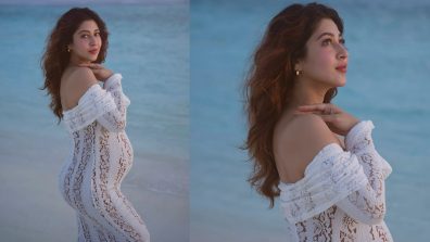 Sonarika Bhadoria Announces Pregnancy with Dreamy Beach Photoshoot Featuring Husband