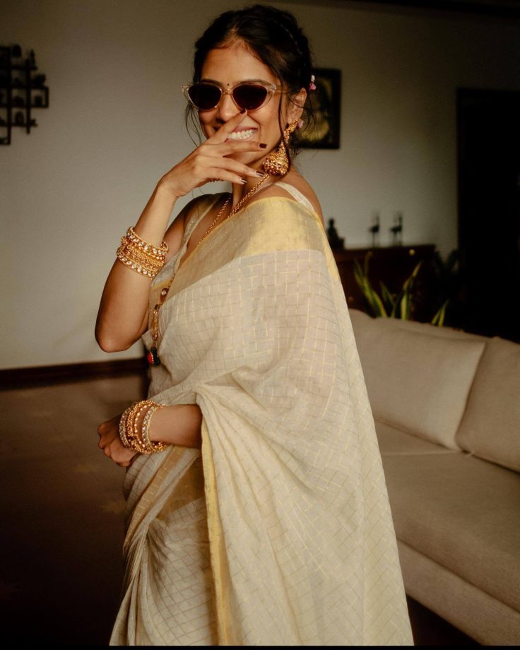 South Indian Stars in Kasavu Sarees for Onam 2025 965792
