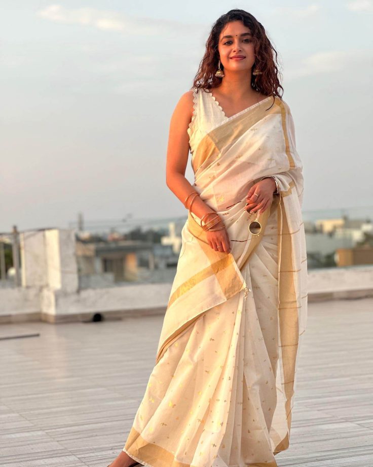 South Indian Stars in Kasavu Sarees for Onam 2025 965804