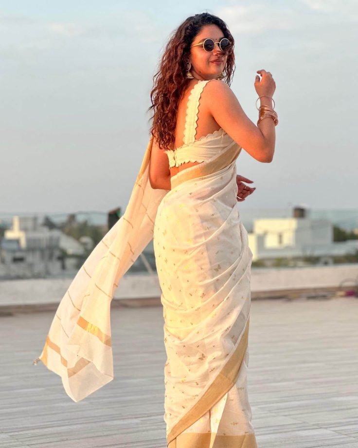South Indian Stars in Kasavu Sarees for Onam 2025 965806