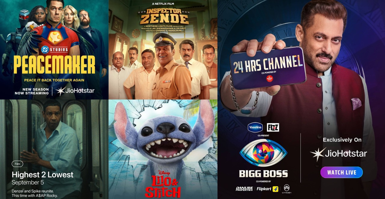 What to Watch This Week on OTT: Bigg Boss 19, Lilo & Stitch, Peacemaker, Inspector Zende and More 966358