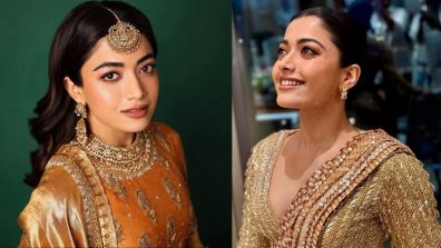 5 Stunning Looks of Asharfi girl Rashmika Mandanna, this Dhanteras