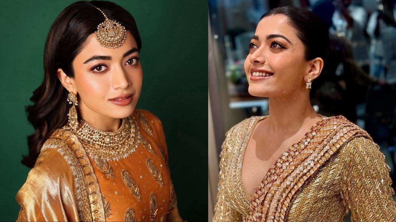 5 Stunning Looks of Asharfi girl Rashmika Mandanna, this Dhanteras 973104