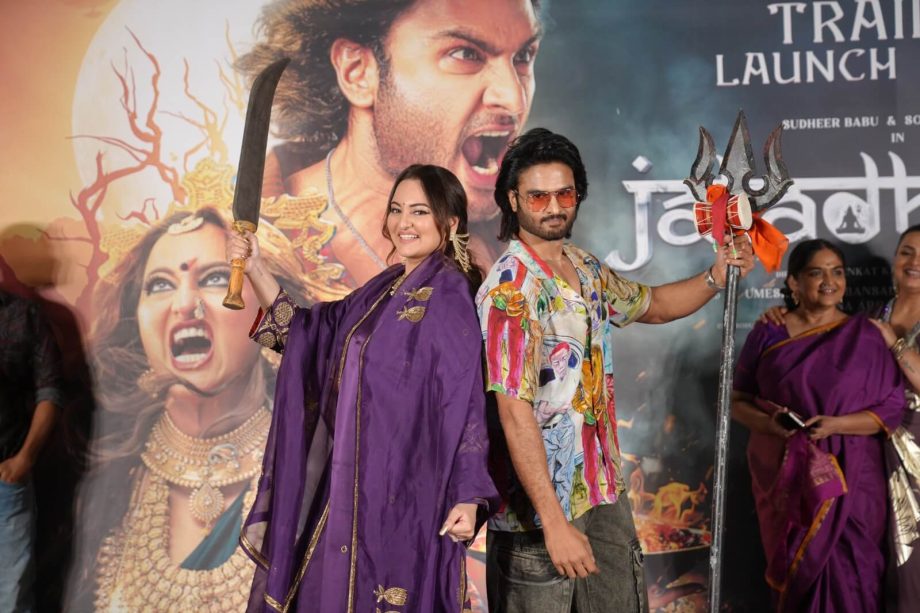 A Grand Affair! Sudheer Babu & Sonakshi Sinha’s Jatadhara Trailer Launched in Hyderabad! The film releases in cinemas on November 7th, 2025, in Hindi and Telugu. 972885