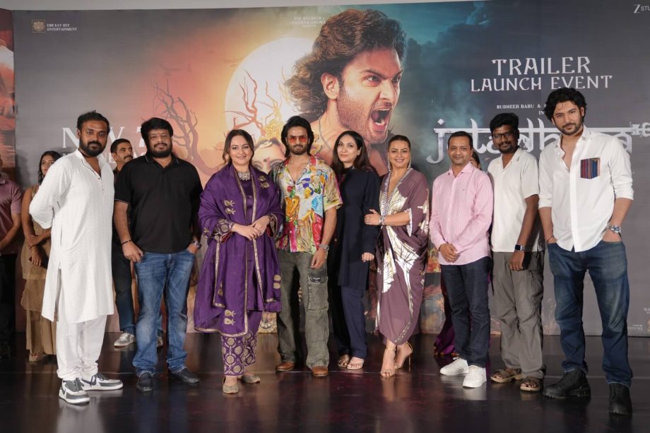 A Grand Affair! Sudheer Babu & Sonakshi Sinha’s Jatadhara Trailer Launched in Hyderabad! The film releases in cinemas on November 7th, 2025, in Hindi and Telugu. 972887