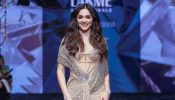 Aneet Padda Shines in Golden Elegance at LFW Grand Finale