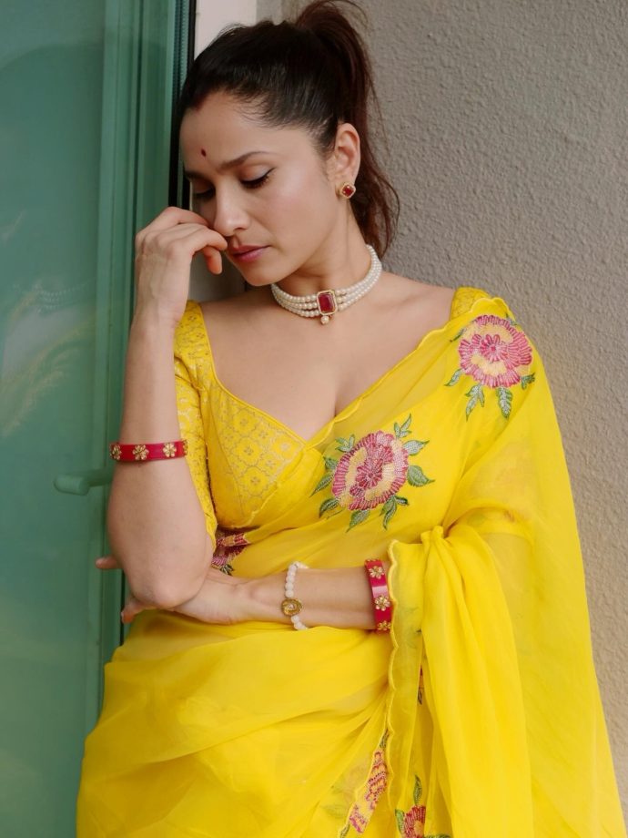 Ankita Lokhande Radiates Sunshine Elegance 972203