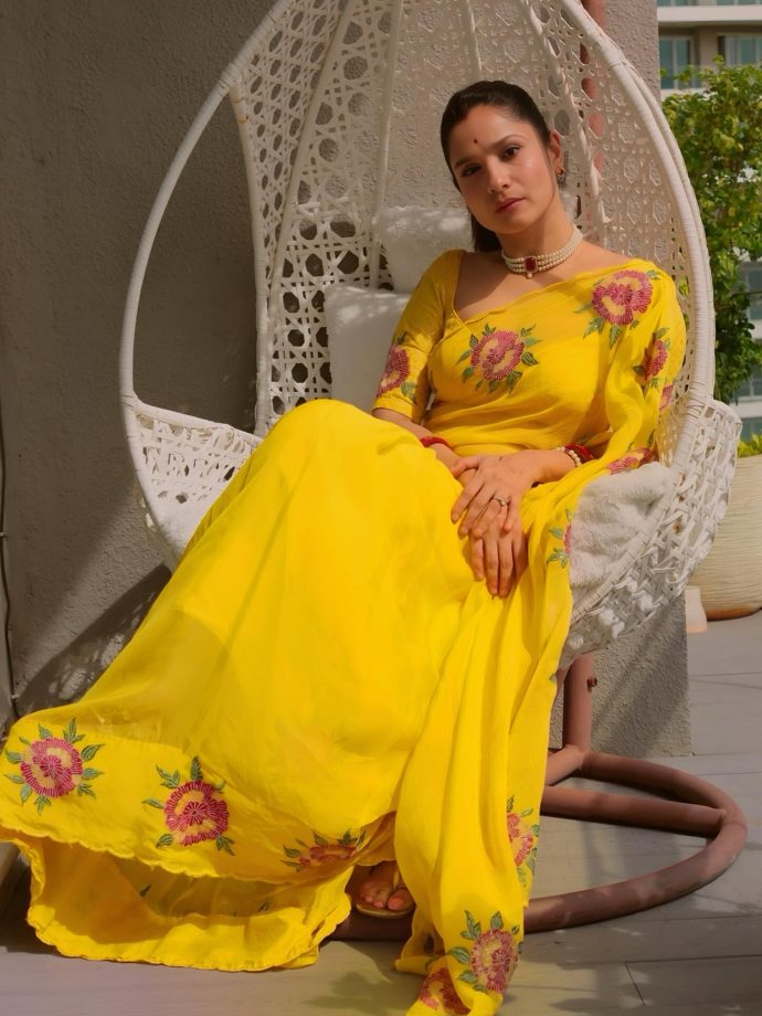 Ankita Lokhande Radiates Sunshine Elegance 972200