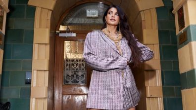 Jacqueline Fernandez’s Power Play in Plaid