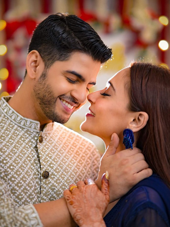 Bidaai Fame Sara Khan Marries Ramayan's Lakshman Sunil Lahri's Son Krish Pathak 971658