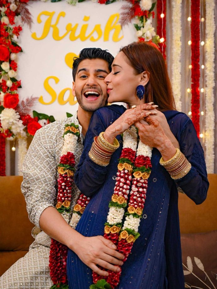 Bidaai Fame Sara Khan Marries Ramayan's Lakshman Sunil Lahri's Son Krish Pathak 971660