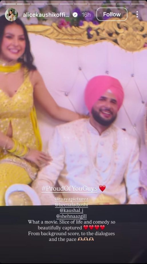 Bigg Boss 18 Fame Alice Kaushik Praises Shehnaaz Gill's Film 'Ikk Kudi' Says, 