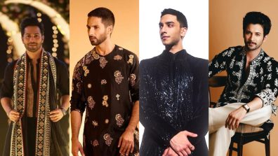 Black is the New Gold: Take Cues from B-Town Heartthrobs Shahid Kapoor, Aaman Devgan, Vedang Raina & Rohit Saraf this Festive Season
