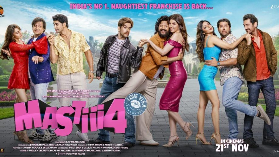 Full-On Laughter Alert! Mastiii 4 Ensemble Poster Out, Trailer Premieres Tomorrow 973986