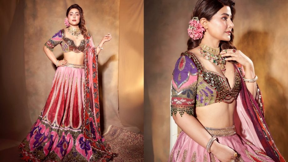 Hina Khan To Rubina Dilaik — Steal Diwali Fashion Inspo In Lehenga From Pati Patni Aur Panga Beauties 973196