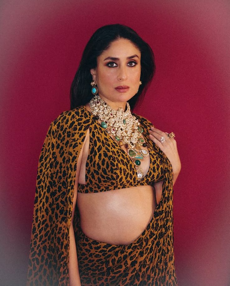 Kareena Kapoor Khan Roars in Style in a Fierce Sabyasachi Leopard-Print Saree 971809