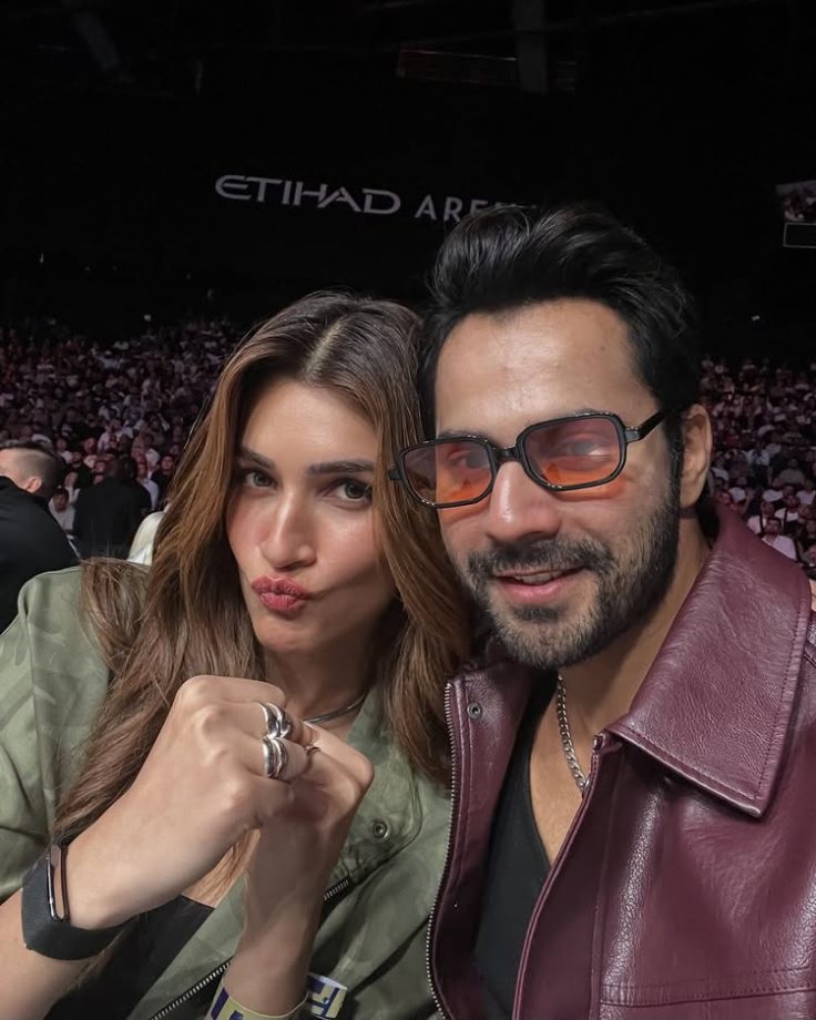 Kriti Sanon and Kabir Bahia Go Public? Spotted with Varun Dhawan at UFC 321 in Abu Dhabi 974067