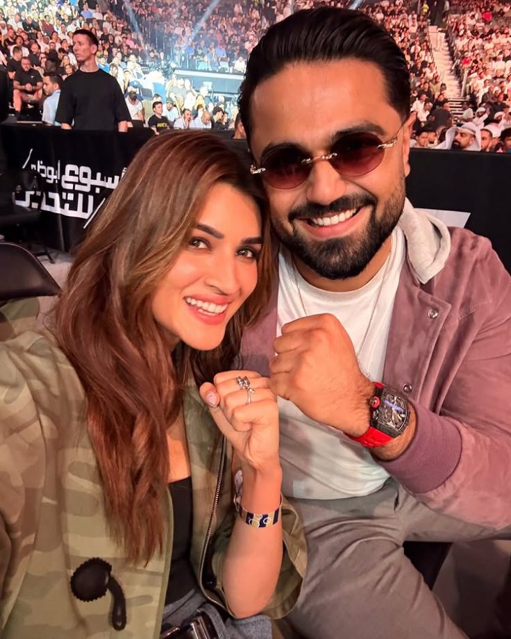 Kriti Sanon and Kabir Bahia Go Public? Spotted with Varun Dhawan at UFC 321 in Abu Dhabi 974068