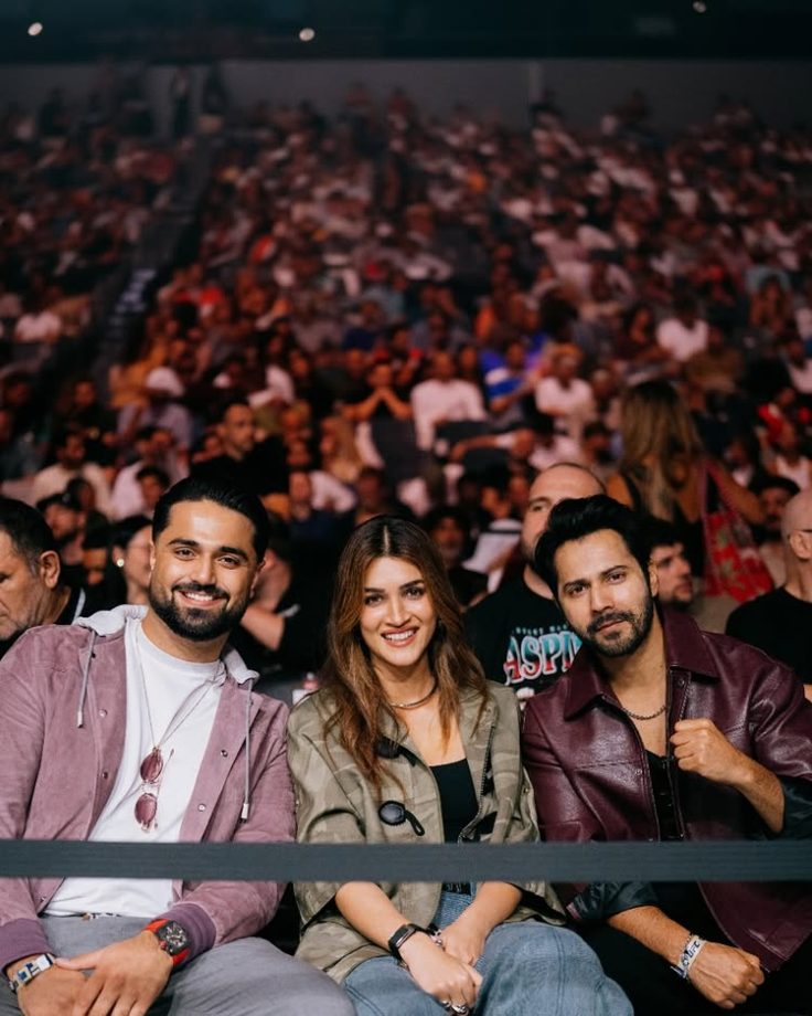 Kriti Sanon and Kabir Bahia Go Public? Spotted with Varun Dhawan at UFC 321 in Abu Dhabi 974071