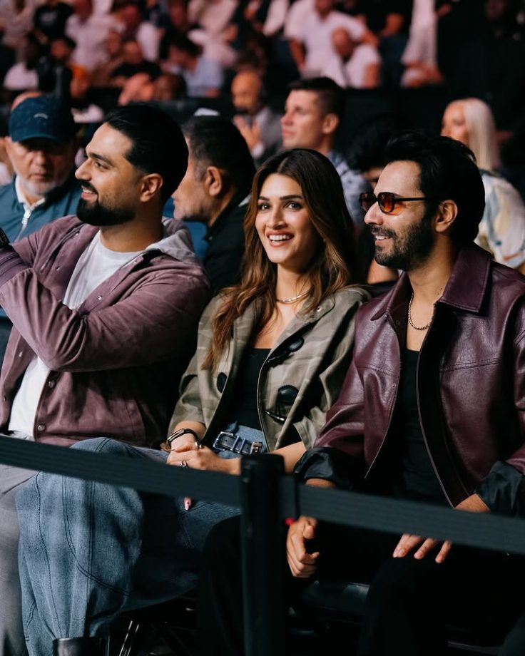 Kriti Sanon and Kabir Bahia Go Public? Spotted with Varun Dhawan at UFC 321 in Abu Dhabi 974065
