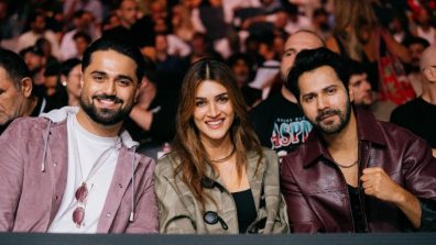 Kriti Sanon and Kabir Bahia Go Public? Spotted with Varun Dhawan at UFC 321 in Abu Dhabi