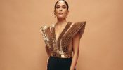 Mrunal Thakur Shines in Golden Glam with a Touch of Black 973710