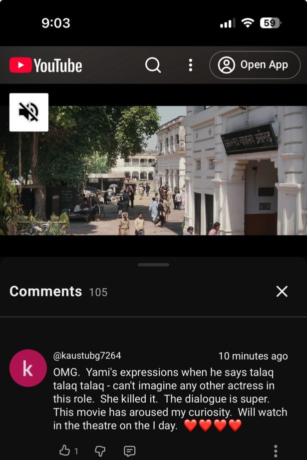 Netizens Can’t Stop Applauding Yami Gautam Dhar’s Powerful Portrayal as Shazia Bano in HAQ trailer: “ you deserve national award for your acting skills” 974051