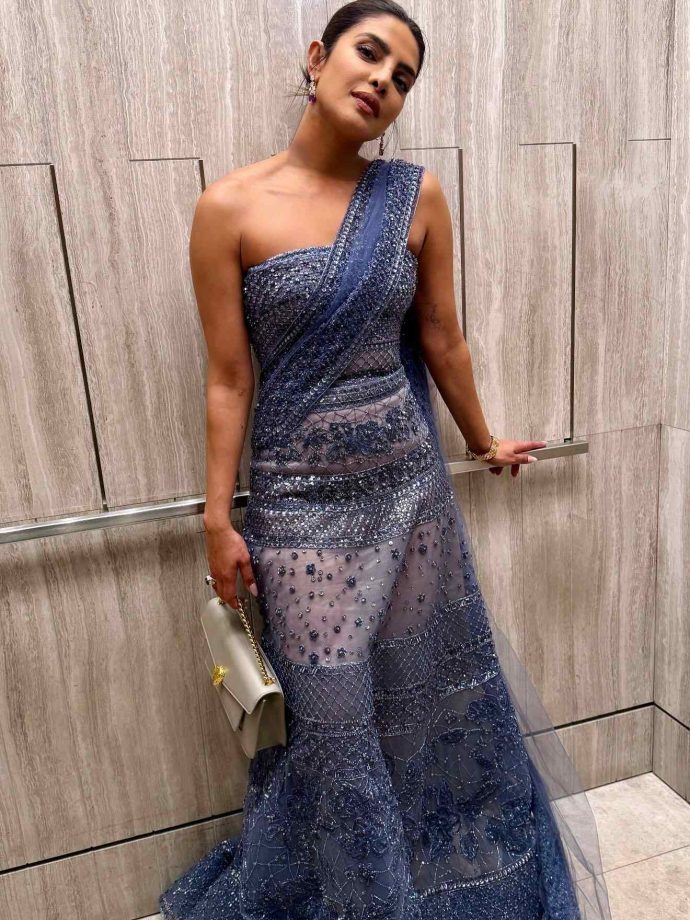 Priyanka Chopra’s Modern Take on the Saree Defines Red Carpet Perfection 971327