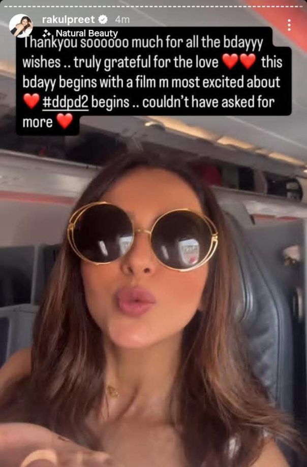 Rakul Preet Singh Kickstarts Post-Birthday Celebrations with De De Pyaar De 2 Campaign 972110