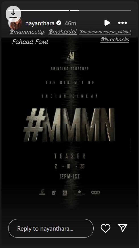 “The Big M,” Mammootty Announces Teaser Launch Of Highly Anticipated Film ‘Patriot’ 970818