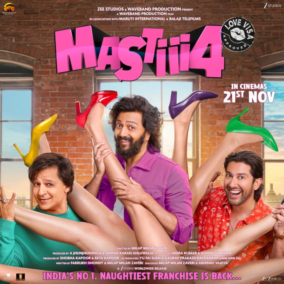 The OG Boys Are Back! Waveband Production Unveils the Vibrant Second Poster of Mastiii 4 — Trailer to Be Out Soon! 973274