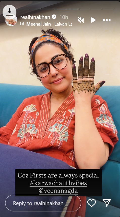 TV Celebs Shine in Festive Spirit: Hina Khan, Disha Parmar, Kamya Punjabi & Others Celebrate Karwa Chauth 2025 971841