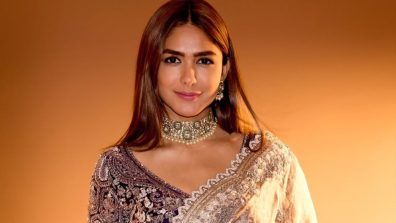 Mrunal Thakur In Regal Whirl of Craft & Charm