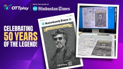 Hindustan Times & OTTplay unveil ‘Rajinikanth Times’: A historic front-page tribute to Thalaivar’s 50 years in cinema