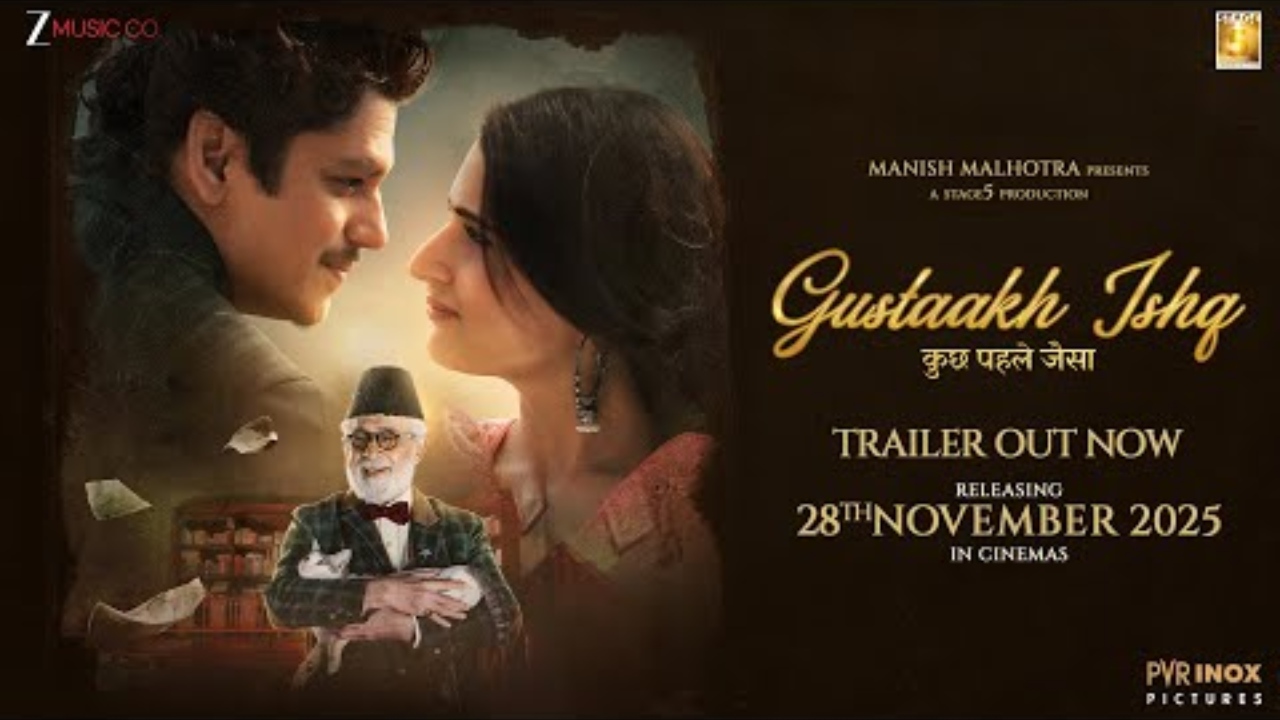 Manish Malhotra’s Gustaakh Ishq Trailer Embraces the Shades of Old-School Ishq, Starring Naseeruddin Shah, Vijay Varma and Fatima Sana Shaikh 975710
