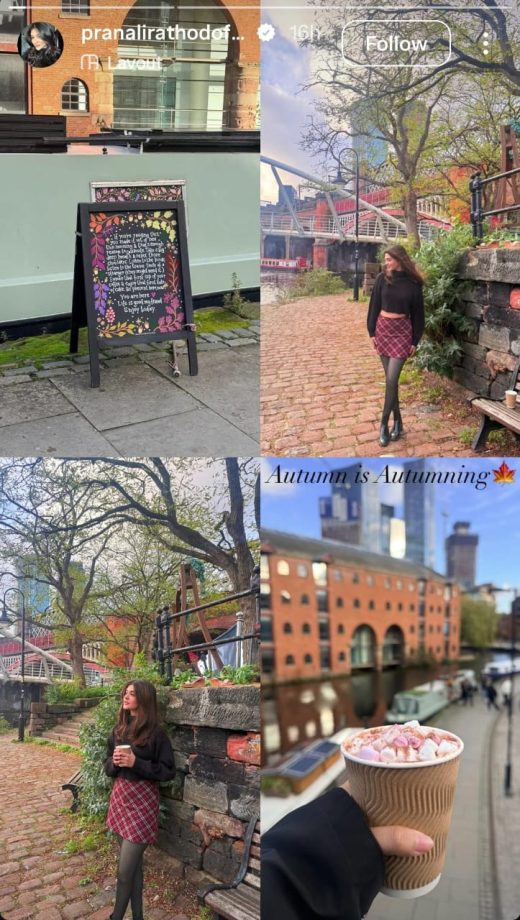 Pranali Rathod’s Latest Look In Plain Top & Checked Skirt Screams Autumn Perfection 974875