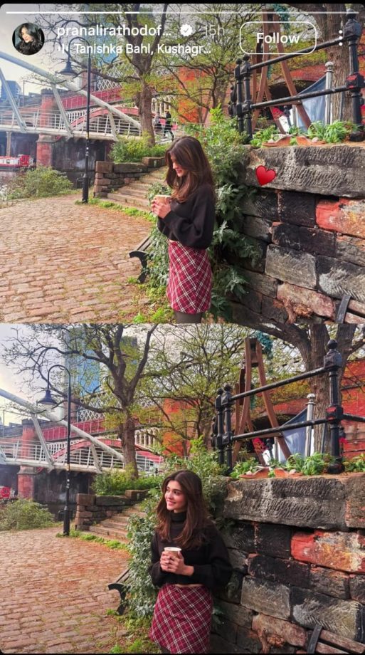 Pranali Rathod’s Latest Look In Plain Top & Checked Skirt Screams Autumn Perfection 974874