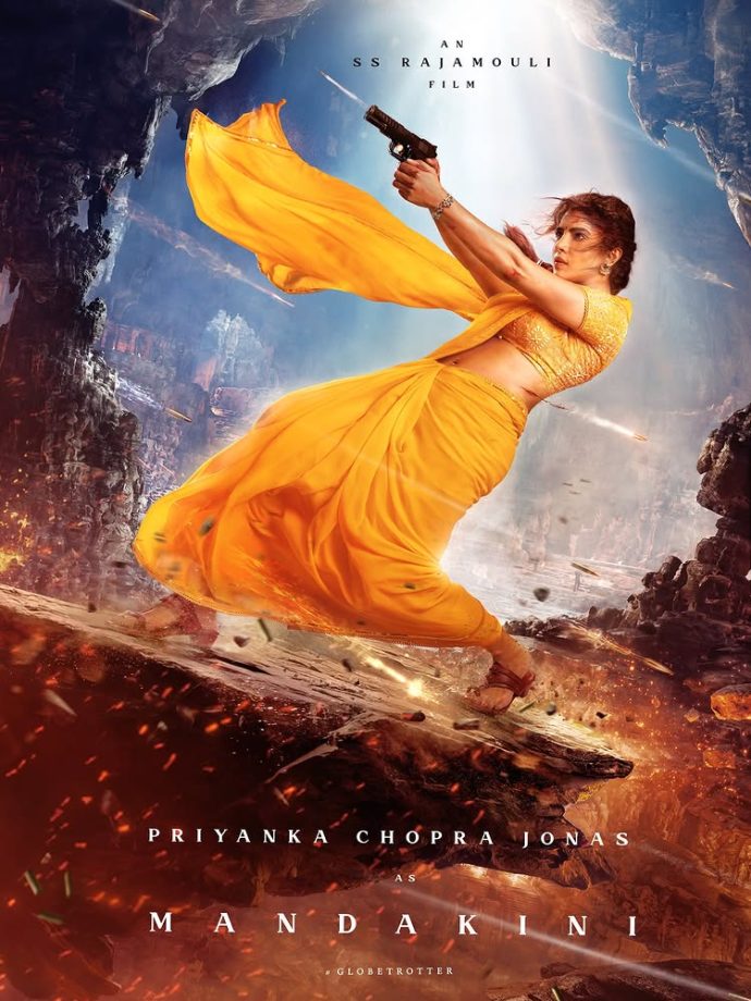 Priyanka Chopra As Mandakini Unleashes Saree-Clad Fury For SS Rajamouli’s Epic SSMB 29 976048