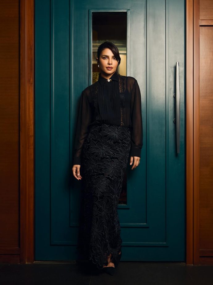 Priyanka Chopra Jonas Serves Fierce Power Dressing with Timeless Black-on-Black Glam 977092
