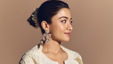 Rashmika Mandanna Radiates Grace in an Off-White Chikankari Kurta Set
