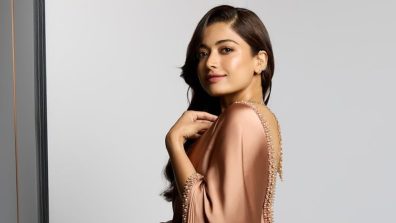 Rashmika Mandanna Serves Glamour Goals in a Satin Saree