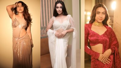 Reem Shaikh Redefines Gen-Z Saree Fashion With Her Trendy Drapes