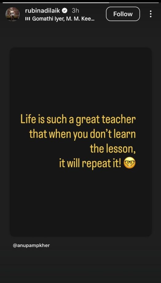 Rubina Dilaik Reflects On The Inspiring Life Lesson She Learned From Anupam Kher 976109