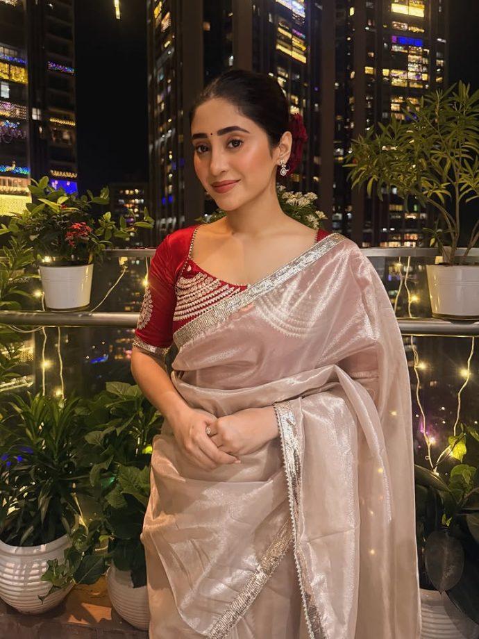 Step Into Wedding Season With Shivangi Joshi’s Timeless Saree Collection 977870