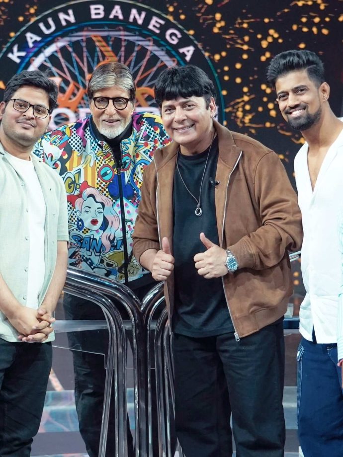 Sudesh Lehri Meets His Idol Amitabh Bachchan, Calls It A Dream Come True 977683