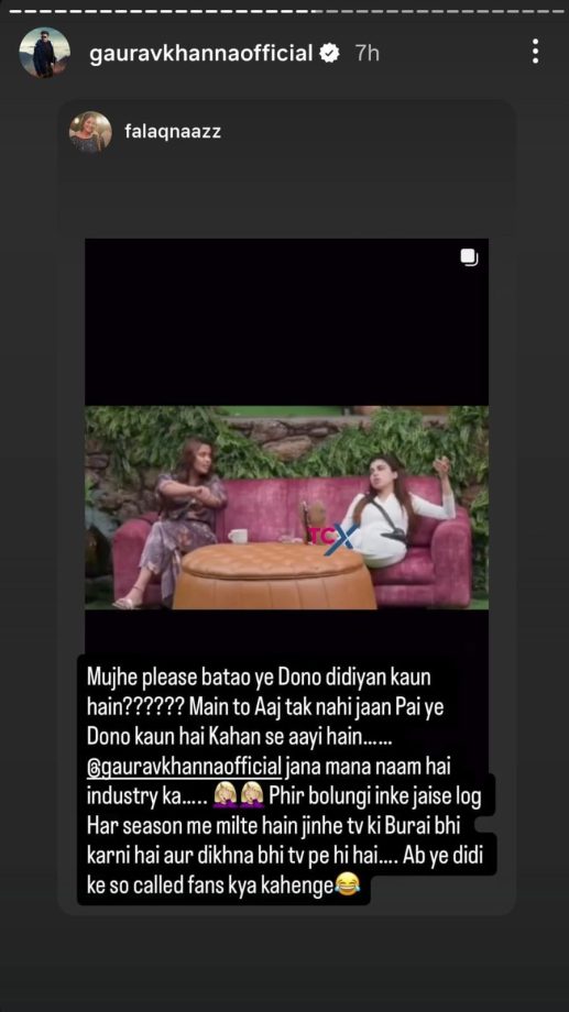 TV Stars Support Gaurav Khanna After Farrhana Bhatt Passes Demeaning Comments In Bigg Boss 19 975354