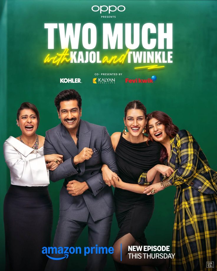 Vicky Kaushal & Kriti Sanon Bring Fun, Flirt, and Confessions to the Grand Finale of Two Much with Kajol and Twinkle 975736